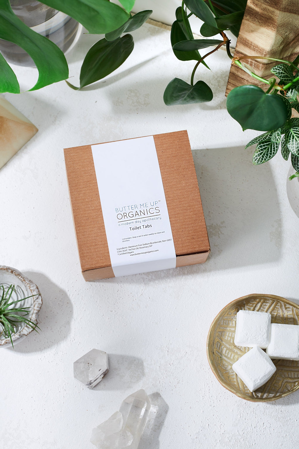 Organic Toilet Tabs  - Antibacterial - Toilet Cleaning